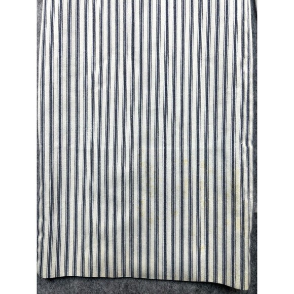 Vintage Liz Carlson Jumpsuit Denim Romper Striped Coveralls Size Large? - Picture 9 of 11